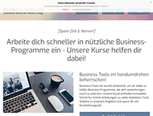 Tablet Screenshot of business-tools.net